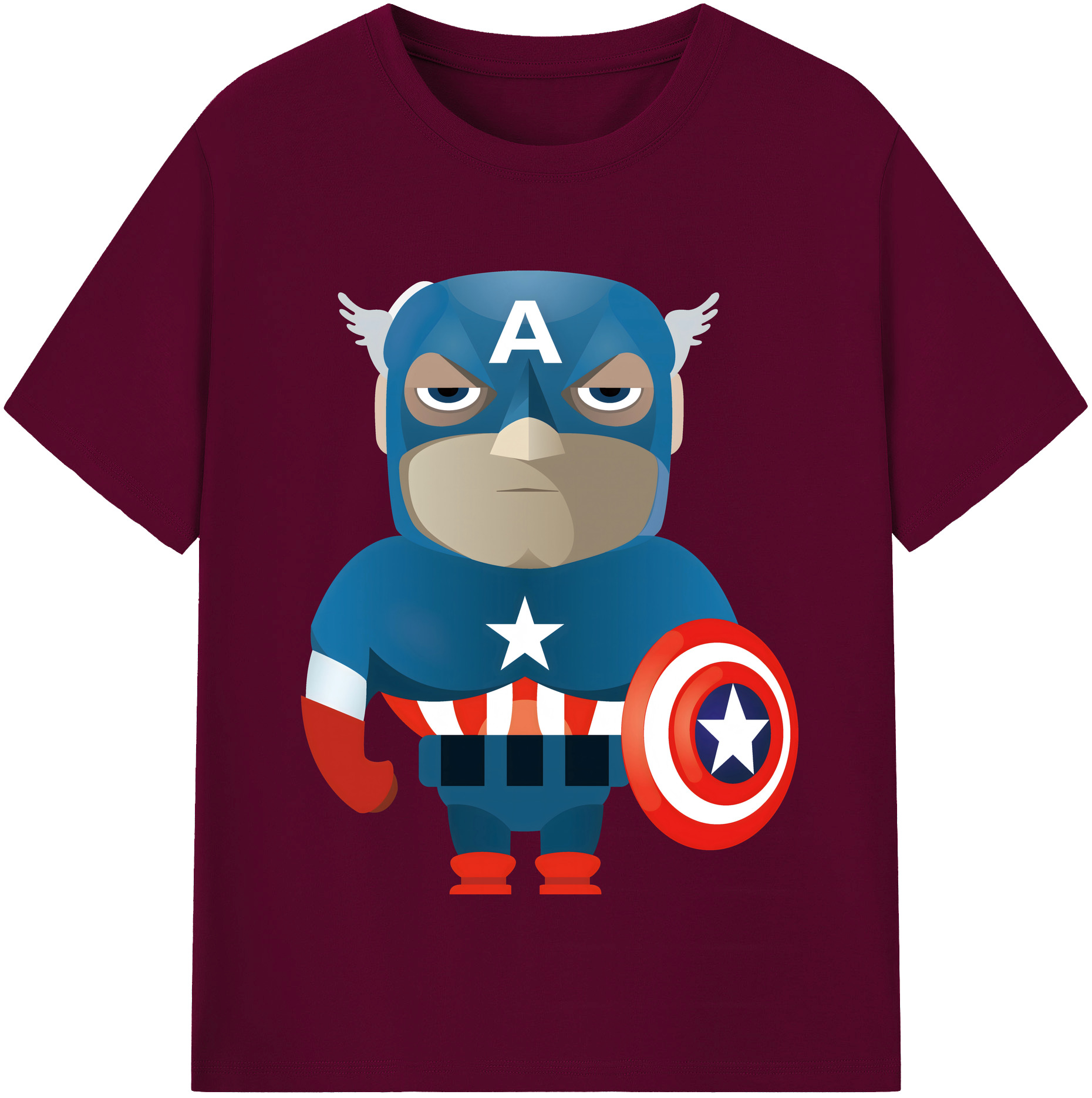 （画像用） アベンジャーズ The Avengers レディースカジュアルプリントTシャツ（綿100％）